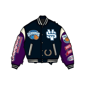 2025 High Genuine Racer Jacket Chaqueta de cuero Bomber para hombres Diseño personalizado Negro Tallas grandes Logotipo personalizado Raw Baseball Club - Product Image 5