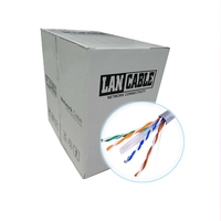 Câble de communication Lan Cat6 UTP/FTP/SFTP blindé CCA 23AWG 0,57 mm 305 m gaine PVC 8 conducteurs, qualité supérieure, prix usine