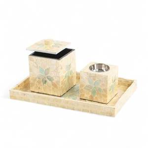 Quemador de Incienso Religioso de Nácar Hecho a Mano para Regalo de Ramadán, Decoración de Altar Islámico para el Hogar, Vietnam - Product Image 1