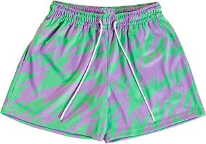 Short de basket-ball artistique pour homme Short de course athlétique décontracté Cool Streetwear Short de créateur avec cordon de serrage Vêtements de sport - Product Image 2