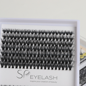 SP Lông Mi Cụm Lông Mi 240Pcs 30D 40D 50D C D Curl Dài Cá Nhân Lông Mi Hỗn Hợp Khay Tự Làm Lash Mở Rộng Kit - Product Image 4