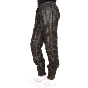 กางเกงจ็อกเกอร์หนังเทียมผู้ชายทรงสลิมฟิต สไตล์สตรีทแวร์ลำลอง ขายออนไลน์ - Product Image 4