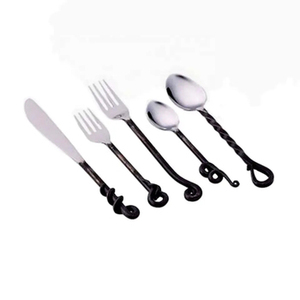 Vintage <b>Flatware</b> Set in Stainless Steel with Mirror Finished Perfect for Home Dining and Stylish Weddings Restaurant And Kitchen - Product Image 4