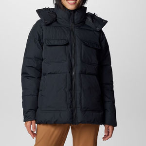Veste d'hiver chaude et respirante pour femme, à capuche, imperméable, coupe-vent, épaisse, en polyester, à manches longues, pour l'extérieur - Product Image 1
