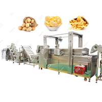 Volautomatische Frietproductielijn Restaurant Fastfoodhandel Bevroren Frietjes Verwerkingsapparatuur