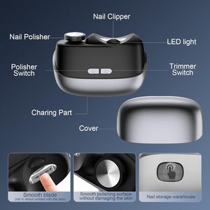 Novo Lançamento Cortador de Unhas Elétrico para Crianças com Luz e Lixa de Unhas 2 em 1 para Bebês e Adultos - Product Image 3