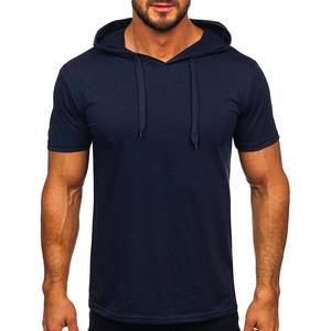 Jersey con capucha para hombre, camiseta con capucha, de manga corta Camiseta deportiva, camiseta de ocio, camiseta informal, sudadera de verano, Fitness - Product Image 5