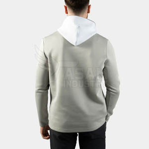 เสื้อฮู้ดซิป ¼ ซิป แขนยาว เนื้อผ้านุ่ม สวมใส่สบายได้ทุกฤดู เสื้อฮู้ดซิป ¼ ซิป - Product Image 2