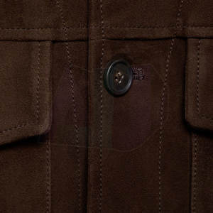 Veste en daim décontractée intemporelle pour homme, texture raffinée sur le devant, écologique, séchage rapide, confortable pour les voyages et le quotidien - Product Image 6