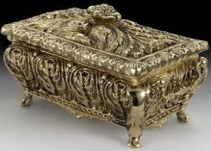 Metal Jewellery Trinket <b>Storage</b> <b>Organiser</b> for Keeping in Brass Golden Fin <b>Small</b> Size - Product Image 5