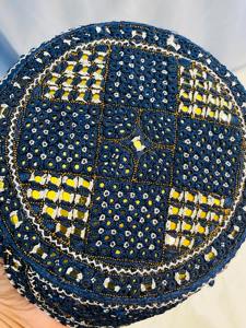 หมวกผ้าลูกไม้แบบดั้งเดิมของชาวอัฟกานิสถาน งานฝีมือปักลายแบบชาติพันธุ์ปาชตุน สำหรับผู้ชาย สไตล์วินเทจ  แบบเป็นทางการ  สำหรับชาวมุสลิม - Product Image 3