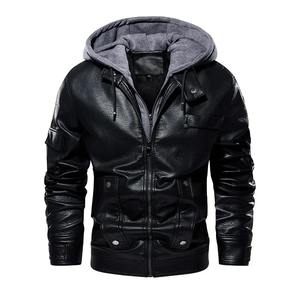 Winter Men's Genuine <b>Sheep</b> <b>Skin</b> Leather Slim Fit Motorcycle <b>Jacket</b> Casual Fashion - Product Image 3