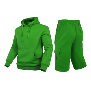 Sports Wear Workout Casual Wear Outfit Unique Style Sports Wear Unisex <b>Hoodies</b> <b>and</b> <b>Shorts</b> <b>Set</b> Long Lasting Durable Tracksuits - Product Image 2
