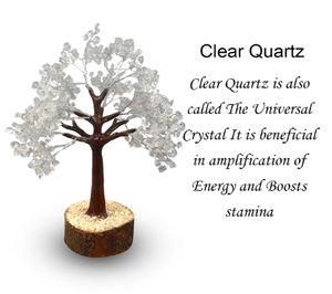 Árbol de gemas de cuarzo transparente para decoraciones, árbol de piedras preciosas naturales de cuarzo transparente, 500 chips, venta al por mayor - Product Image 3