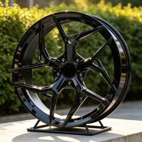 Jantes forgées personnalisées JWYC noires et rouges de 16, 17, 18, 19, 20, 21, 22, 23, 24, 26 pouces pour Porsche Cayenne Lexus LS