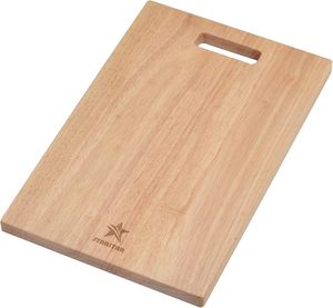 Tabla de Cortar Grande y Pesada de Madera con Aspecto Rústico, Perfecta para Fiestas de Barbacoa y para Servir Comida en Exteriores - Product Image 2
