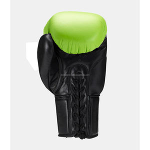 Guantes de Boxeo Personalizados con Etiqueta Privada, de Cuero Genuino, Transpirables, para Entrenamiento, con Agarre Completo en los Dedos, Diseño Ajustable con Cierre de Gancho y Bucle - Product Image 2