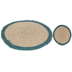 Posavasos de yute para uso en la cocina Posavasos de lujo con yute Color marrón Acabado Artículo de utensilios de cocina Posavasos de yute - Product Image 5