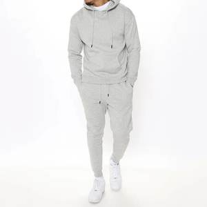 Conjunto de Sudadera con Capucha y Pantalones Deportivos Personalizados para Hombre, Felpa Francesa de Alta Calidad, 100% Algodón Orgánico, Chándal Pesado para Hombre - Product Image 1