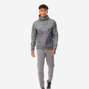 Chándal de nailon cortavientos de bloque de color para hombre, ropa deportiva activa, chaquetas y pantalones, conjuntos de jogging de dos piezas - Product Image 1