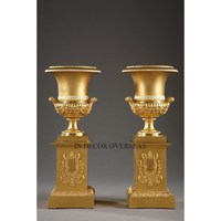 Verre clair et métal de qualité supérieure plaqué or de haute qualité fabriqué le plus fantaisie Unique Designer accessoires de décoration de mariage fournitures