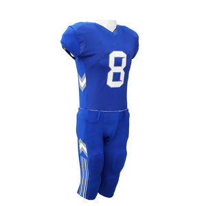 Uniformes de football américain de style pro pour adultes et jeunes Conceptions et tailles personnalisées avec manches courtes - Product Image 1