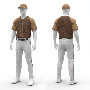 Nuevo Diseño 2026 Uniforme de Béisbol de Malla Ligero de Secado Rápido Sublimado Jersey con Cuello en V Pantalón Nombre del Equipo Personalizado Venta al por Mayor - Product Image 1