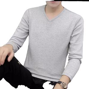 T-shirt en coton de haute qualité pour homme, nouvelle arrivée 2025, vente en gros 2026, haut de gamme, col en V, best-seller - Product Image 2