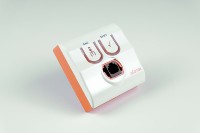 Unidad de Llamada y Reinicio para Enfermeras Alfamax con Botones Retroiluminados, Plástico ABS Antibacteriano, Ignífugo, Conexión Rápida RJ45 para Hospital