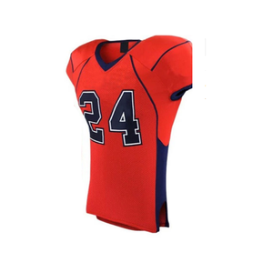 Uniforme de football américain personnalisé, taille plus, t-shirt et pantalon d'entraînement respirants et rembourrés, séchage rapide, sublimation complète, 100% polyester - Product Image 6