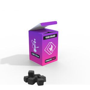 Briqueta de carbón de cáscara de coco Natural 100% para carbón Shisha de calidad superior que personaliza su propia marca - Product Image 1