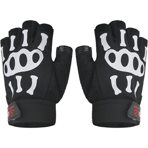 Gants de vélo demi-doigts pour homme et femme, gants en cuir pour vélo d'extérieur d'été, antidérapants, respirants pour le sport, le ski, la pêche, décontractés - Product Image 6