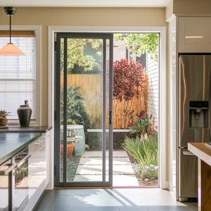 Dessus de porte coulissante en aluminium Accessoires de quincaillerie de Chine Design australien Portes pliantes insonorisées et coupe-vent - Product Image 1