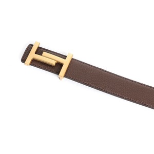 Cinturón de cintura de marca de diseñador de lujo para hombre, regalos de alta calidad para mujer, correa de vestido de cuero auténtico genuino para Jeans, cintura gris - Product Image 5