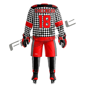 Durable Cotton Sublimated <b>Ice</b> Hockey Jersey OEM Custom Sports Uniform Wholesale High Quality Team Apparel Wear - Product Image 3