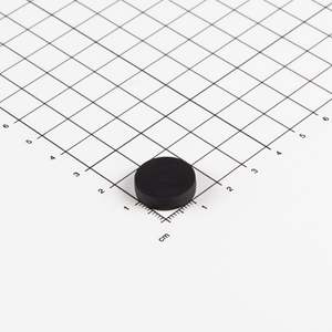Magnete a disco in neodimio rivestito in gomma Ø16,8x4,4mm - Product Image 1