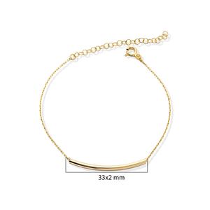 Plain Long Bar Forse Chain Charm Bracelet Turkish Wholesale 925 Sterling Silver Joyería fina hecha a mano - Product Image 2