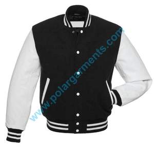 Nouveau hommes personnalisé corps en laine et en cuir véritable manches Varsity Jacket Letterman Baseball College Jacket - Product Image 2