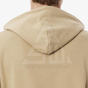 Nouvel Arrivage : Sweats à Capuche Décontractés en Coton Mélangé Résistant, Vêtements d'Extérieur à Fermeture Éclair, Séchage Rapide, Couleurs Unies pour Hommes, Impression Personnalisée - Product Image 5