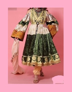 Kuchi afghan งานปักสไตล์วินเทจชนเผ่าทำมือแบบดั้งเดิมอัฟกานิสถานชุด2023เดรสวัฒนธรรม - Product Image 4