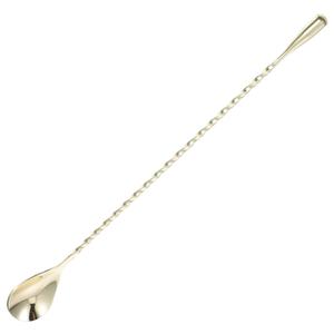 Agitador de cóctel de mango largo a precio mayorista para organizador de eventos, agitador de acero inoxidable dorado para revolver bebidas - Product Image 1