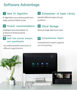 Máquina analizadora de condiones de piel y cuero cabelludo de prueba de alta definición con equipo de inteligencia de pantalla - Product Image 4