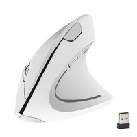 Souris de jeu verticale sans fil Asoyiol 2.4G pour droitiers, cinquième génération, compatible avec la charge USB, ordinateur portable, Mac Book