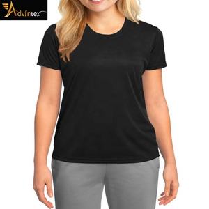 Camisetas de poliéster para mujer, camiseta para mujer de buena calidad, camisa para mujer joven, ropa informal - Product Image 5