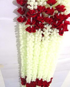 ที่แขวนผ้ารูปดอกกุหลาบและดอกมะลิที่สวยงามแขวนอยู่ใน2025ดีไซน์เนอร์สินค้ามาใหม่สำหรับตกแต่งบ้าน haldi methi - Product Image 2