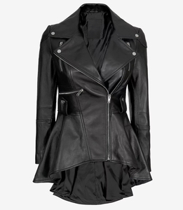 2025 New Design Winter Fashionable Stylish Finished Breathable 3 Pockets 1 Flared Peplum Waist Design <b>Canvas</b> Racer Women's - Product Image 3