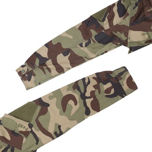 Venta caliente de uniformes de seguridad personalizados, diseño de logotipo personalizado, manga larga, múltiples bolsillos, peso pesado, transpirable, camuflaje, traje de hombre - Product Image 6