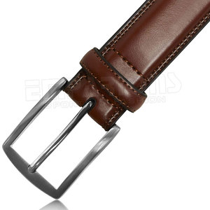 Cinturones de cuero genuino con hebilla de Pin, hebilla personalizada completa, soporte para logotipo personalizado - Product Image 6