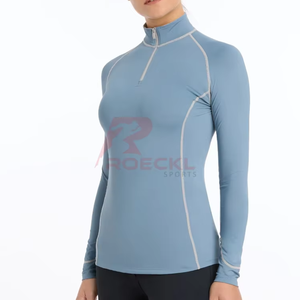 Capa base Premium para mujer, venta al por mayor, control avanzado de humedad, tejido de secado rápido, modelado ergonómico, movimiento activo para exteriores - Product Image 1