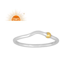 Anillo de banda de Plata de Ley 925 fino, joyería personalizada para mujer, regalo para su colección Dainy - Product Image 1